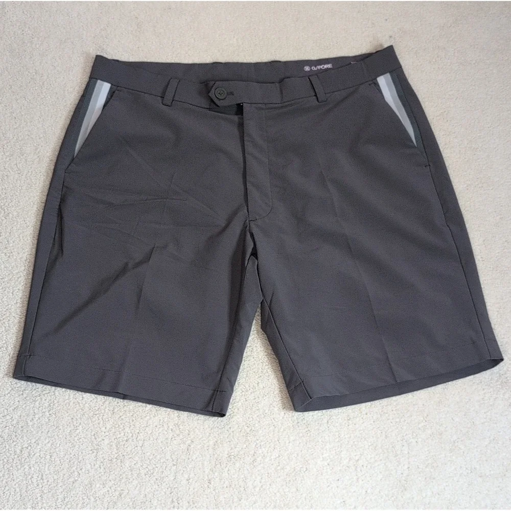 G/Fore Maverick Hybrid Golf Shorts Mens Size 36 Gray Stretch Performance